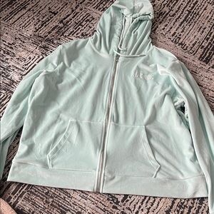 Mint Green Hooded Sweatshirt